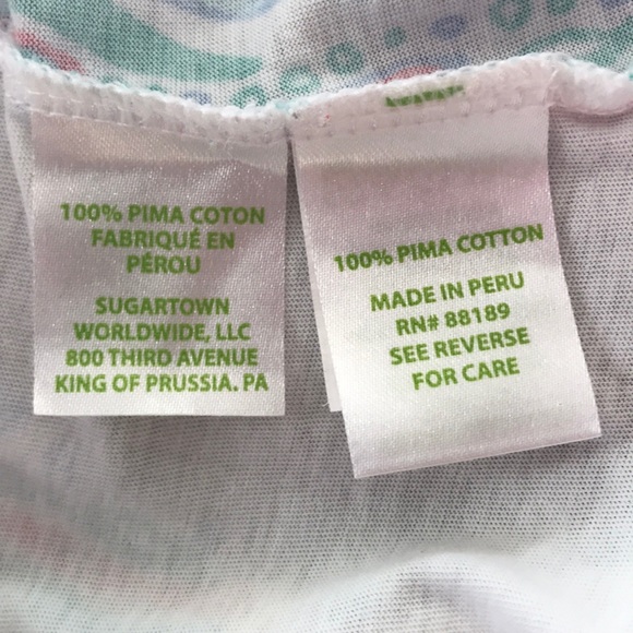 Lilly Pulitzer Bailey Top in Multi Let Minnow - Picture 5 of 8